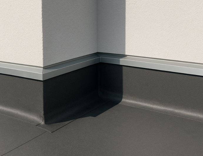 Schwarzdach Terrassen abdichtung mit w Schwarzdach Terrassen abdichtung mit w