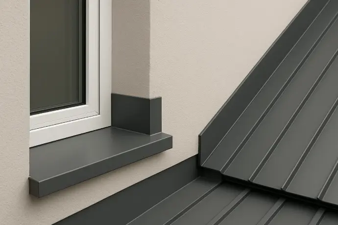 Ansclussblech und Fensterbänke vom Spengler in Baden